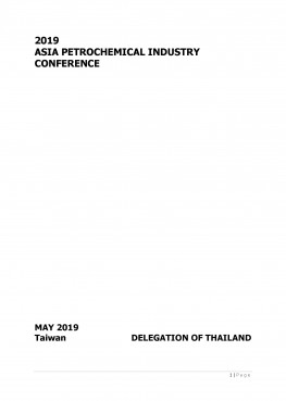Thailand Country Report 2019 (APIC2019) Taiwan