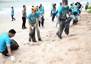 กิจกรรมเก็บขยะชาดหาดเนื่องในวันอนุรักษ์ชายฝั่งสากล ประจำปี 2563 ครั้งที่ 18