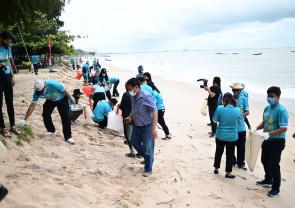 กิจกรรมเก็บขยะชาดหาดเนื่องในวันอนุรักษ์ชายฝั่งสากล ประจำปี 2563 ครั้งที่ 18